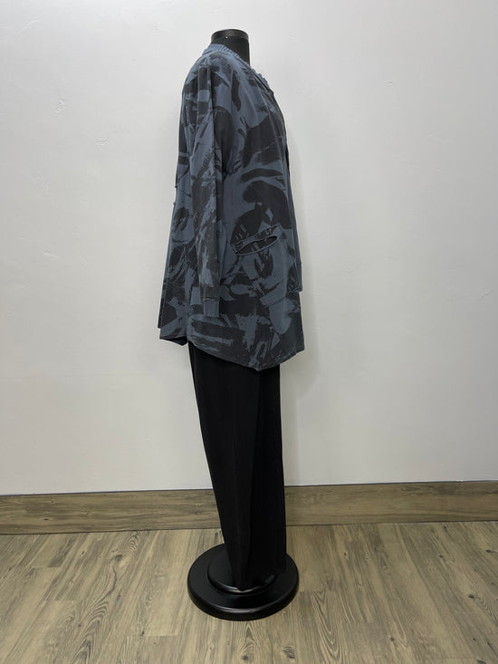 Swing Button Jacket - Gray