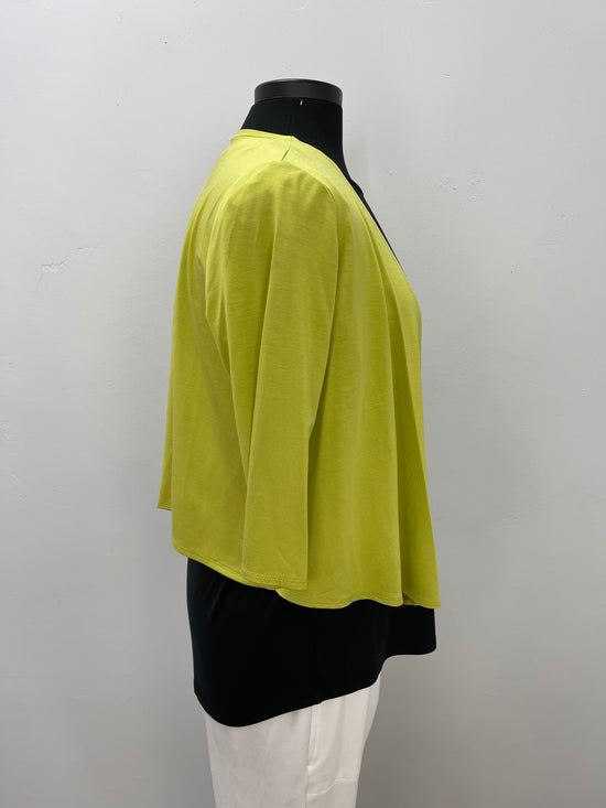 Load image into Gallery viewer, Bamboo Long Sleeve Cover Up Cardigan Lime
