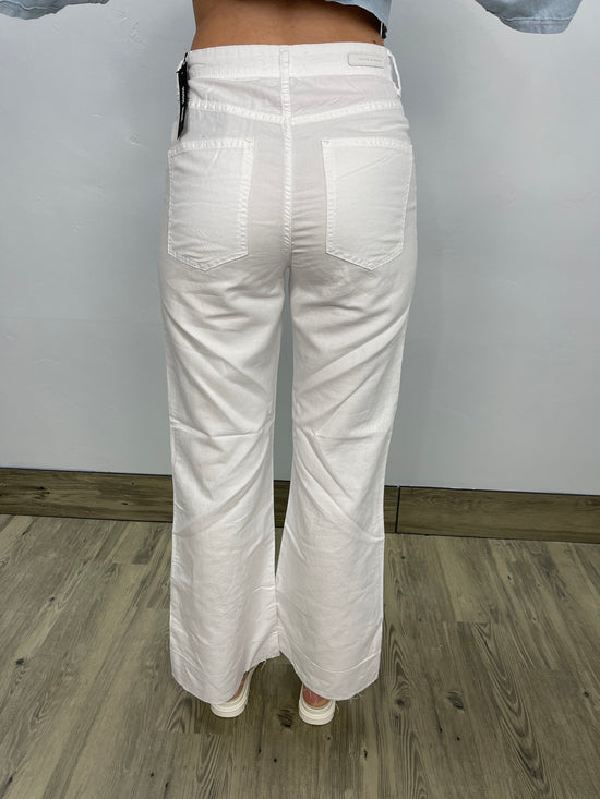 Eureka White Flare Long Jeans