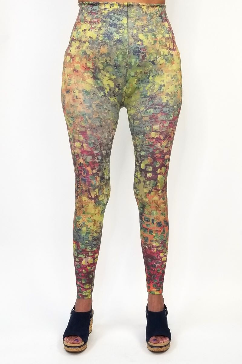 Mosaic High Waist Full Length Legging