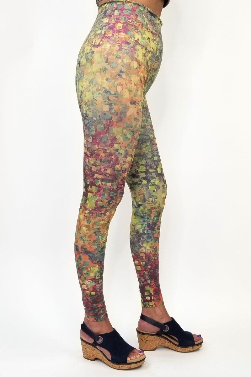 Mosaic High Waist Full Length Legging