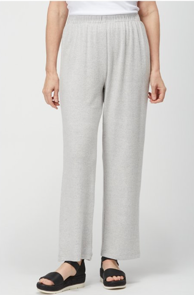 Soft Brushed Heather Gray Pants