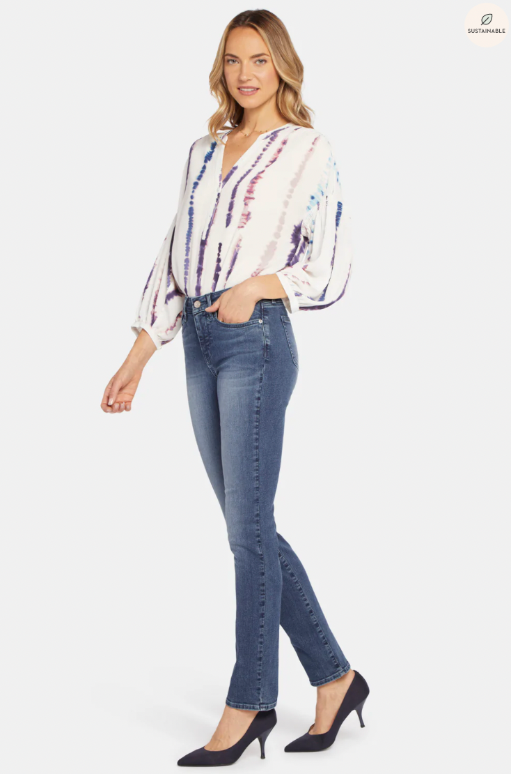 Sheri Slim Jeans Landslide Blue