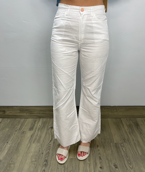 Eureka White Flare Long Jeans