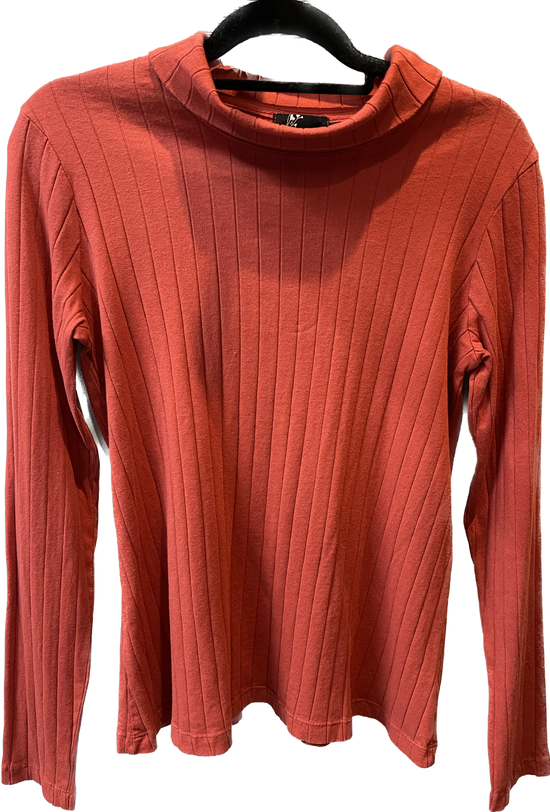Spice Ribbed Long Sleeve Turtle Neck