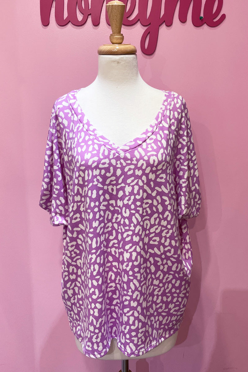 Pink Patterned Tops Pink Pattern Top Top – Twist Boutique