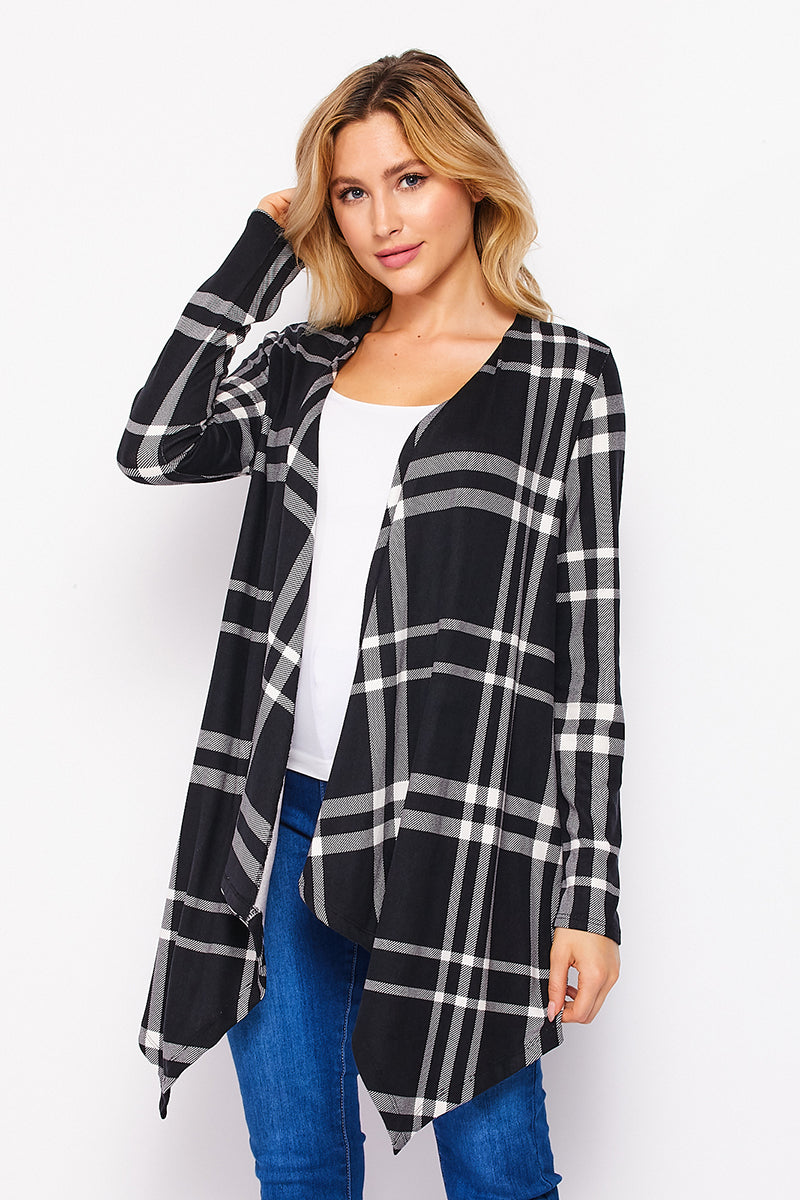 T905528197 Long Sleeve Cardigan with Side Pockets