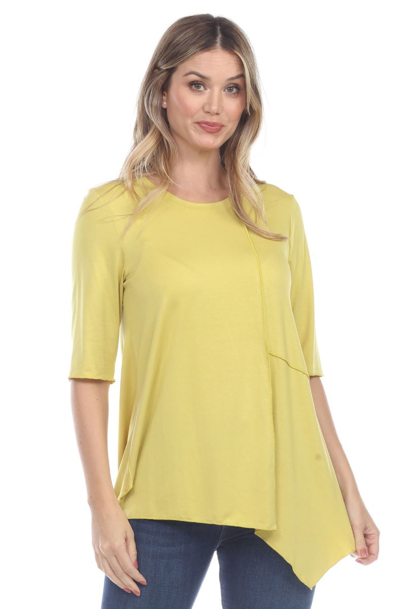 T986MBNNA Modal Short Sleeve Top