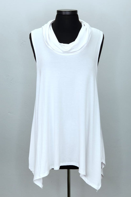 Cowl Neck Sleeveless Top