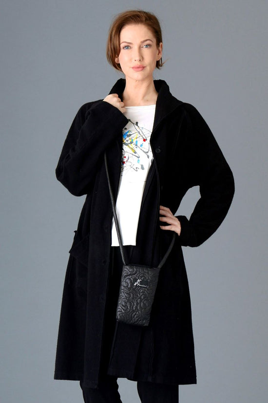C44623S Button Down Coat with Pockets
