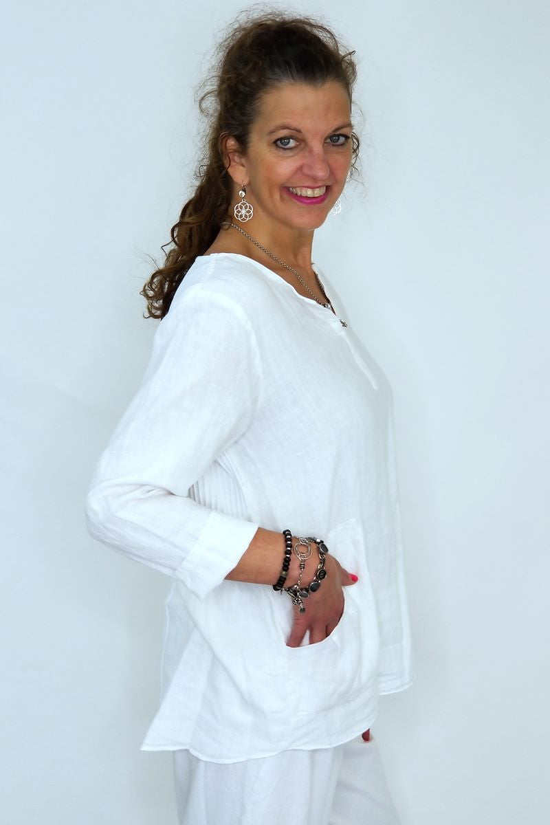 Load image into Gallery viewer, C44825 White Top with Ribbed Back

