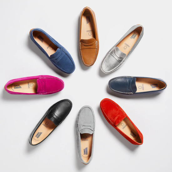 Free Spirit Orange Spice Suede Loafer