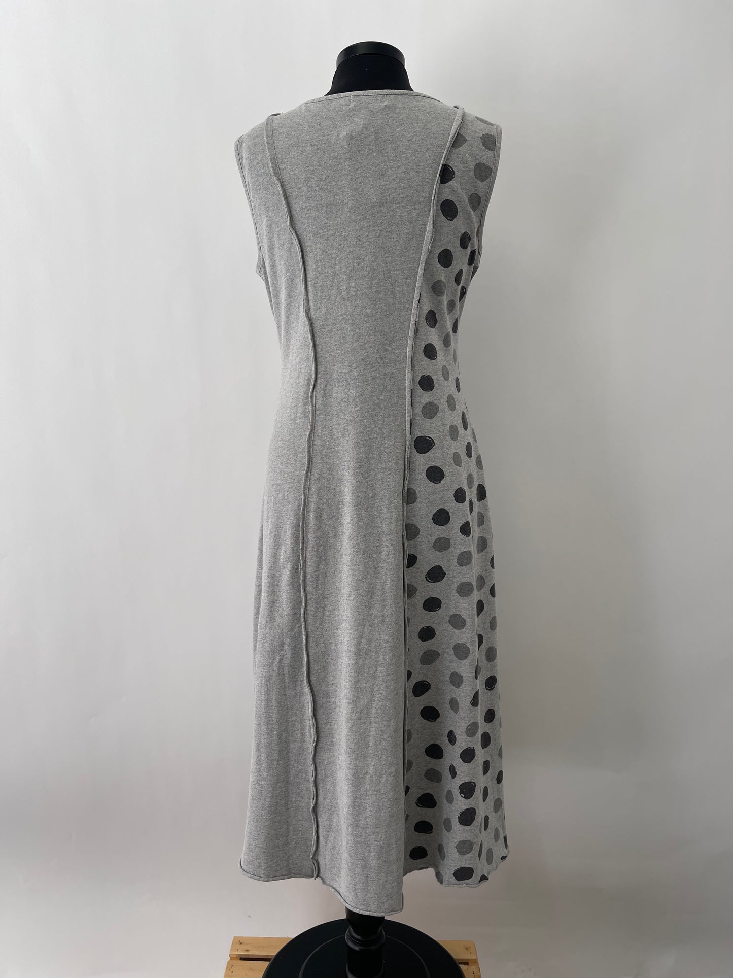 C44973 Patch Dress - Grey