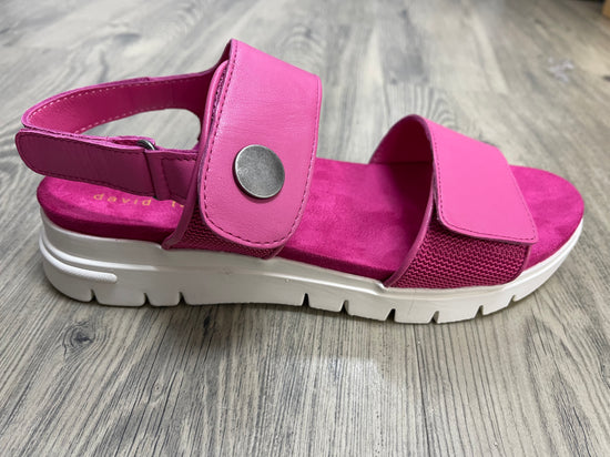 Fuchsia Nappa Leather Slingback Sandal