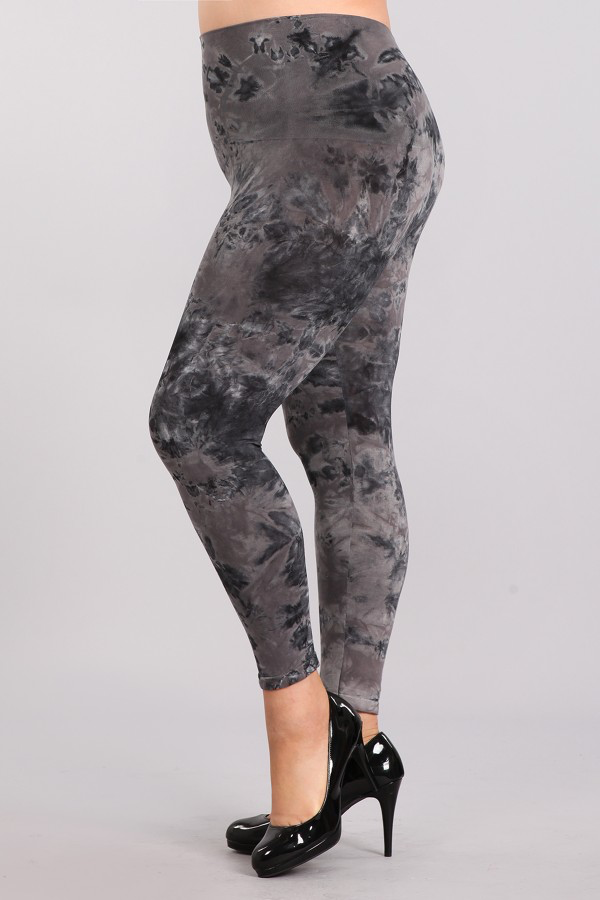 Load image into Gallery viewer, B2370XLA Plus Size Patterned Leggings

