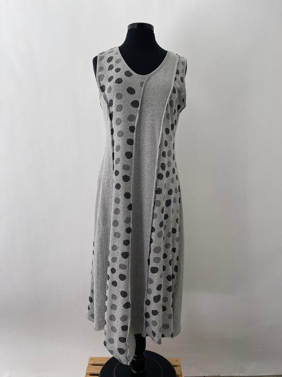 C44973 Patch Dress - Grey