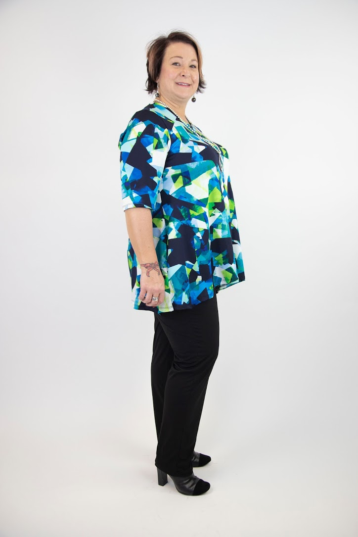 Tannie V-Neck Tunic with Side Pockets