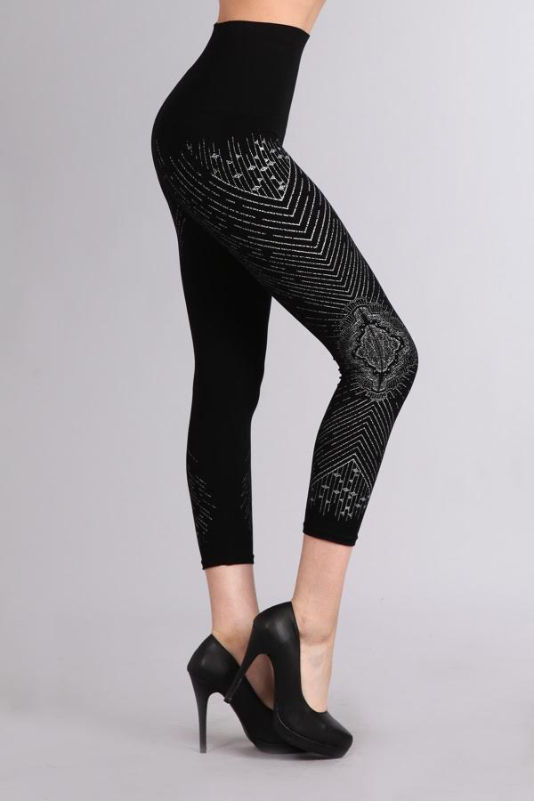 B2370R Patterned Leggings