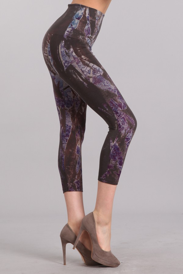 Load image into Gallery viewer, B2370AQ Patterned Leggings
