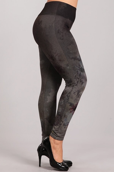 B4222XLE Extended Patterned Leggings