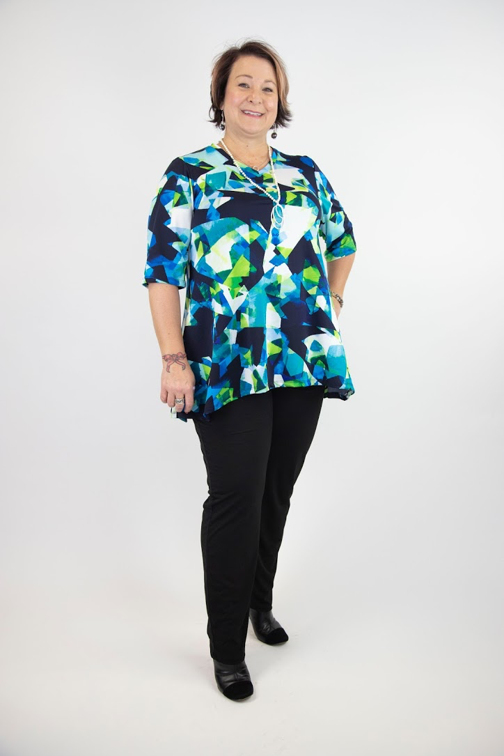 Tannie V-Neck Tunic with Side Pockets