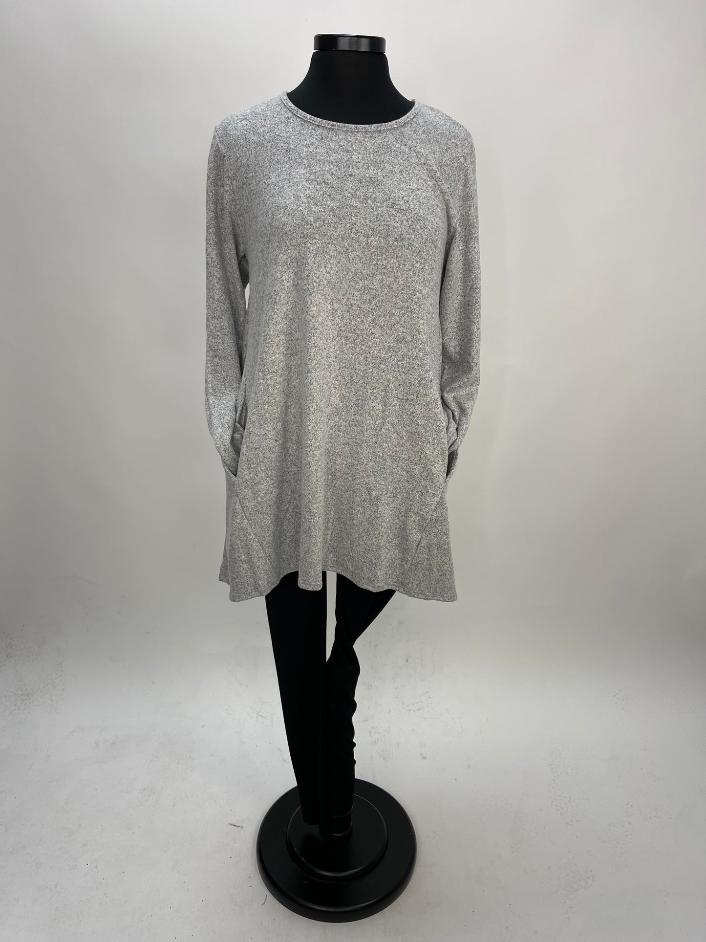 2AM Long Sleeves Tunic - Salt Hacci