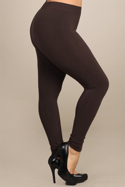 B1466XL Extended No Control Full Length Leggings by M.Rena