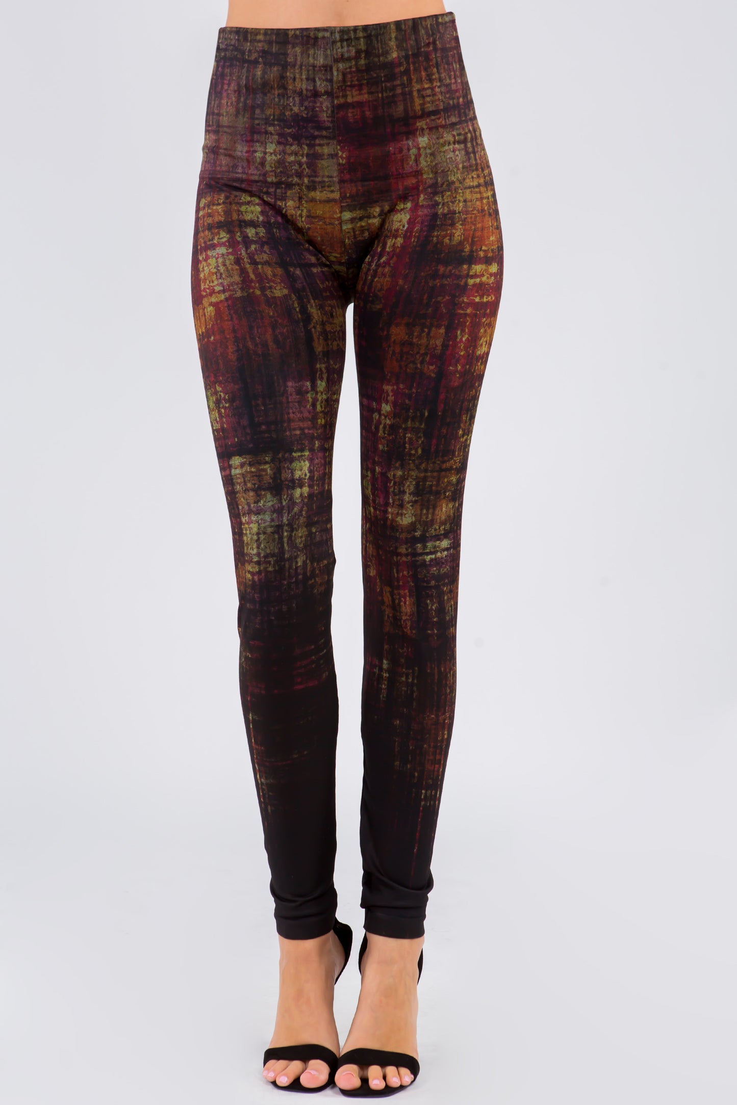 B4292EP Black & Plaid Legging