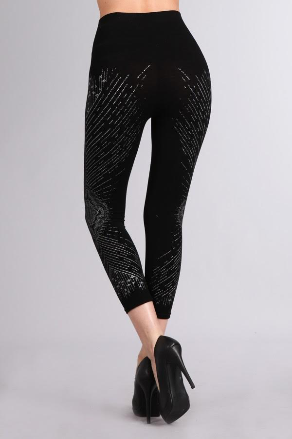 B2370R Patterned Leggings