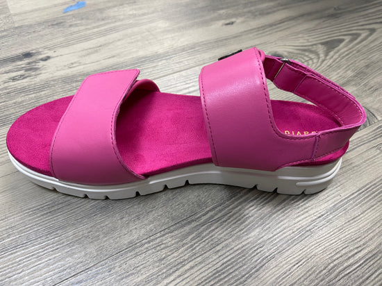 Load image into Gallery viewer, Fuchsia Nappa Leather Slingback Sandal
