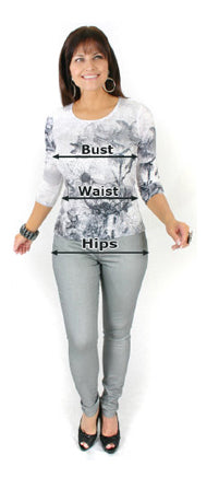 Load image into Gallery viewer, Multi Color 3/4 Sleeve Pattern Two Pocket Tunic
