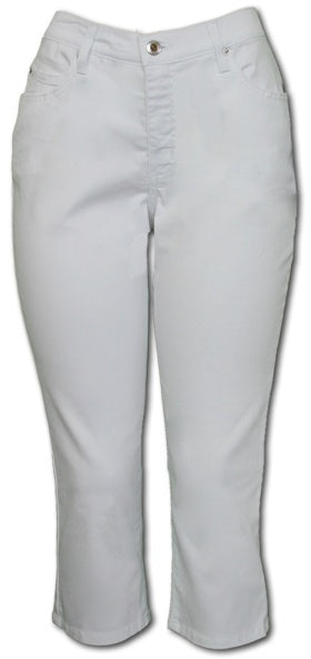 White Capri 5 Pocket Jeans