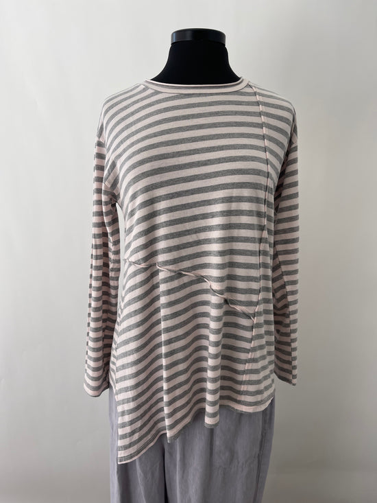 Load image into Gallery viewer, C44978 Blush Stripe Top
