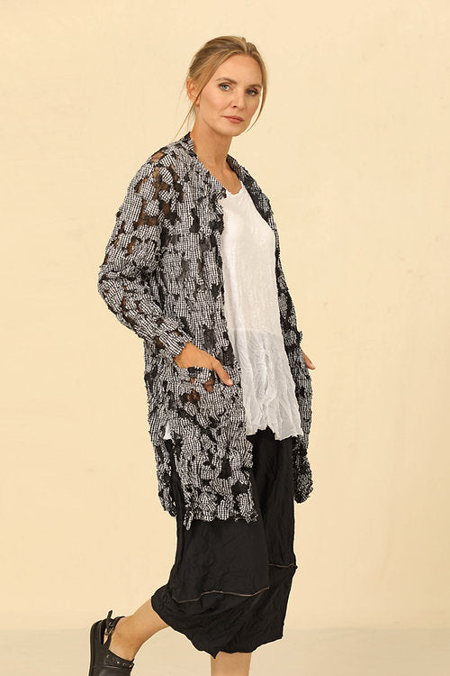 Night Winnie Two Pocket Burnout Jacket