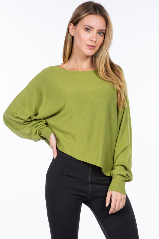 Rosemary Recycled Knit Long Sleeve Sweater