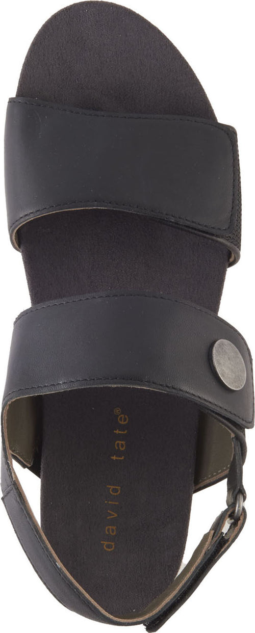 Black Nappa Leather Slingback Sandal