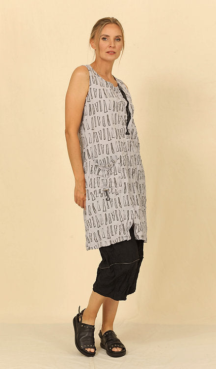 Sienna Mercury Sleeveless Tunic with Pocket