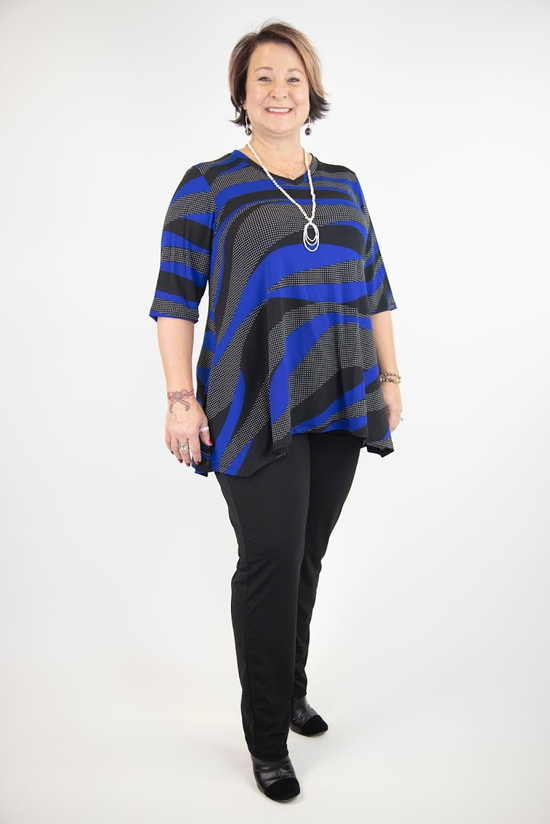 Tannie V-Neck Tunic with Side Pockets