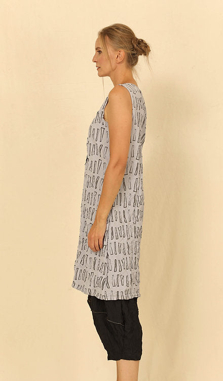 Sienna Mercury Sleeveless Tunic with Pocket