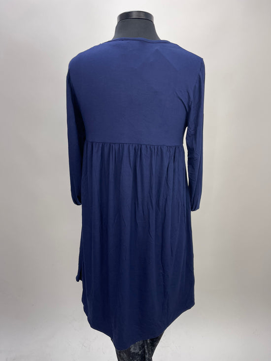 2AM Long Sleeves Tunic - Blueberry