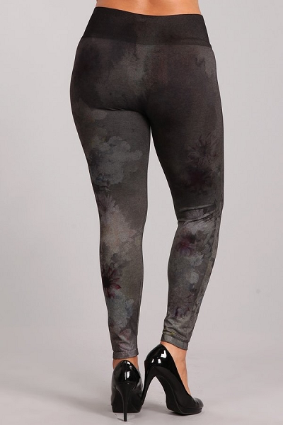 B4222XLE Extended Patterned Leggings