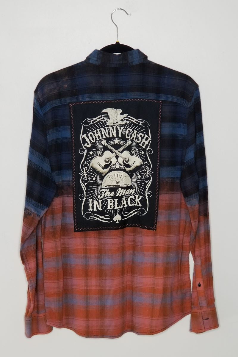 Johnny Cash The Man in Black Flannel Shirt