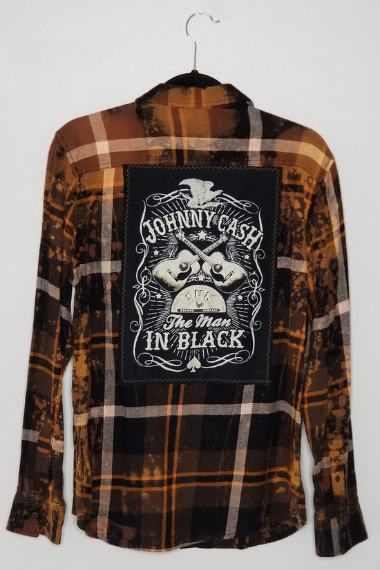 Johnny Cash The Man in Black Flannel Shirt