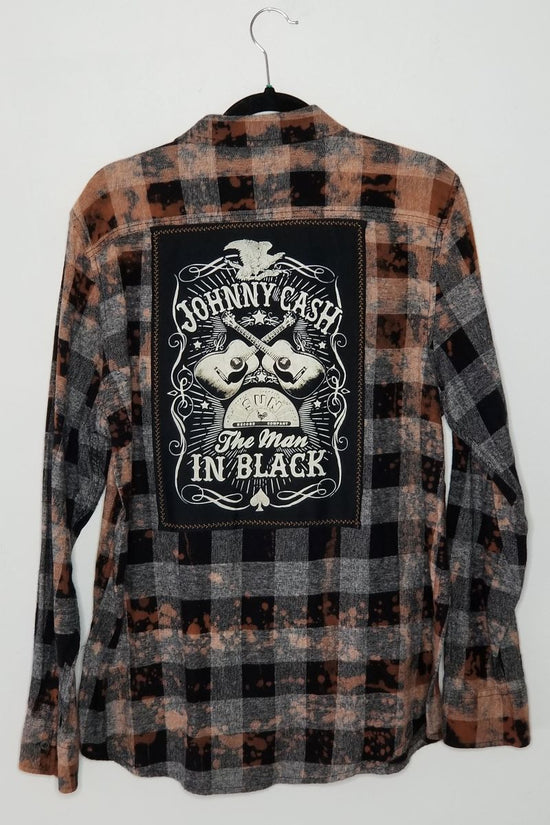 Johnny Cash The Man in Black Flannel Shirt