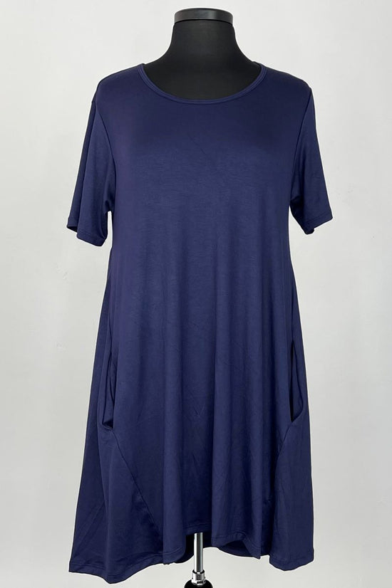 2AM Short Sleeve Solid Tunic