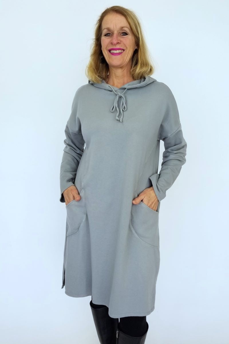 Hoodie Dress in Nightsky, Overcast or Bahama