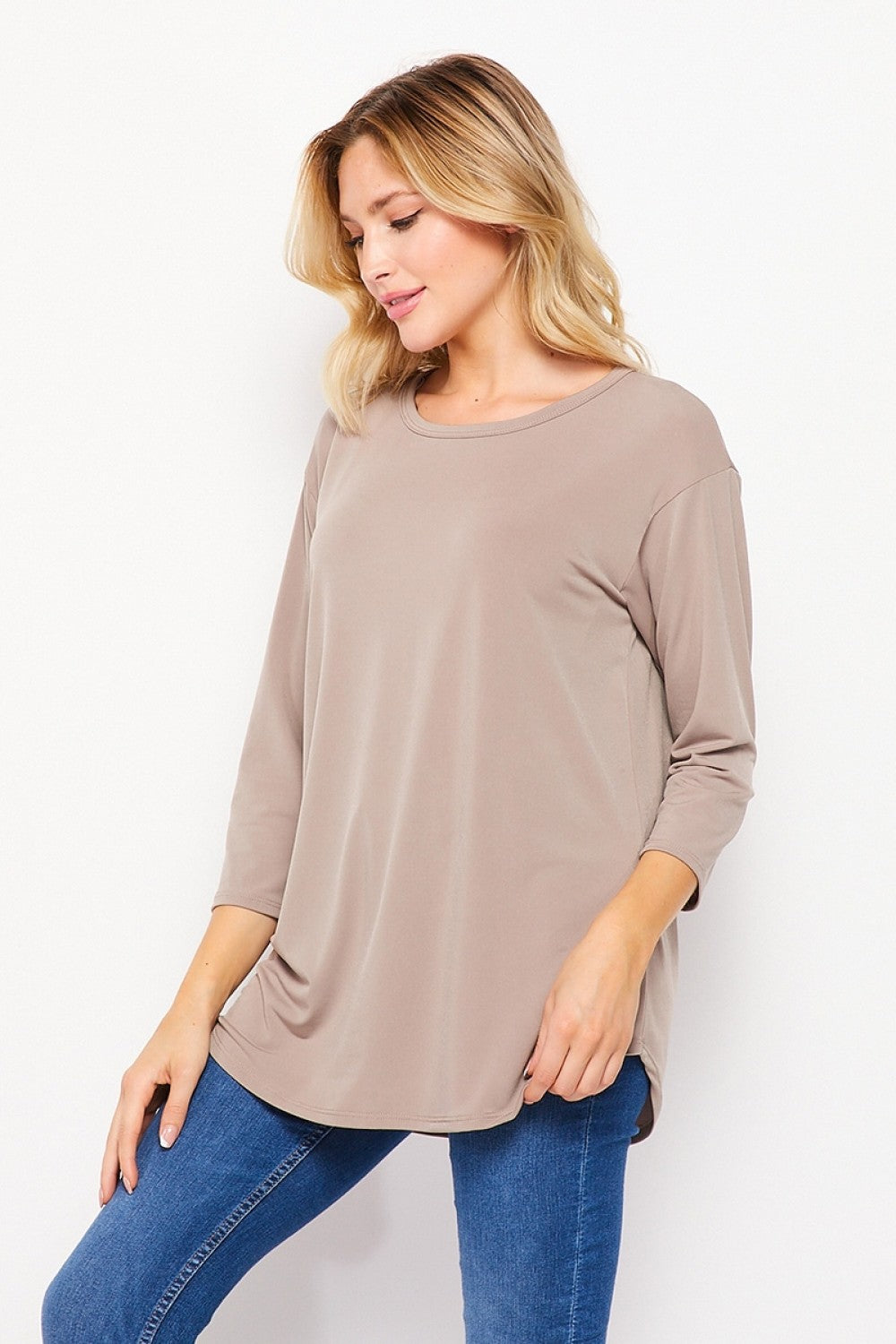 T10216ITY 3/4 Sleeve Tunic